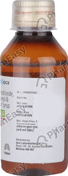 सोलवीन एलएस की बोतल 100एमएल सिरप