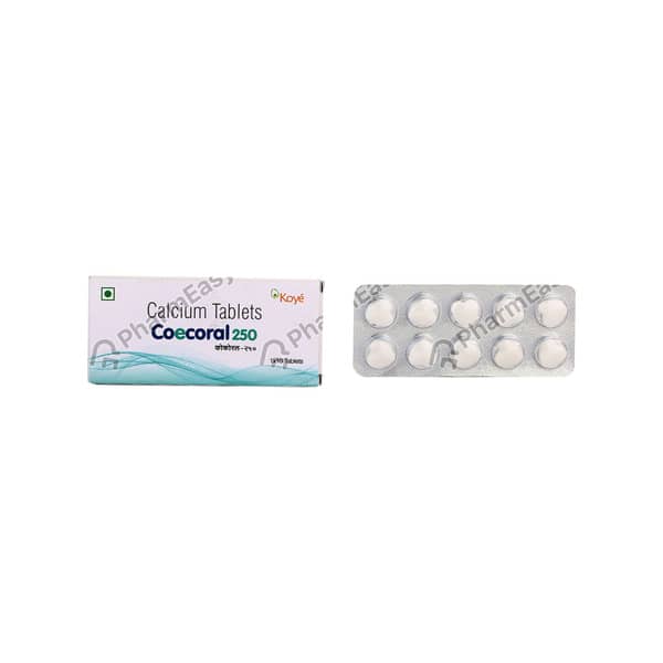 Coecoral 250mg Strip Of 10 Tablets