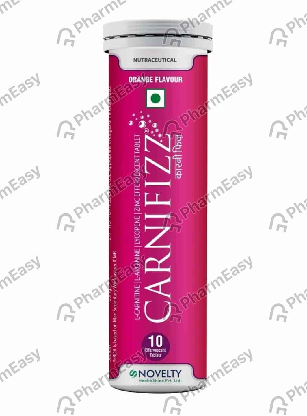Carnifizz Orange Flavour Bottle Of 10 Effervescent Tablets