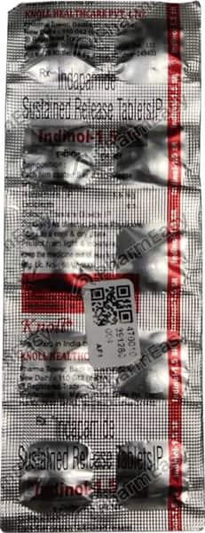 Indinol Sr 1.5Mg Strip Of 10 Tablets