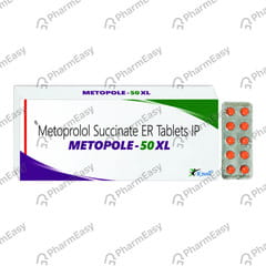 Metopole 50mg Xl Strip Of 10 Tablets