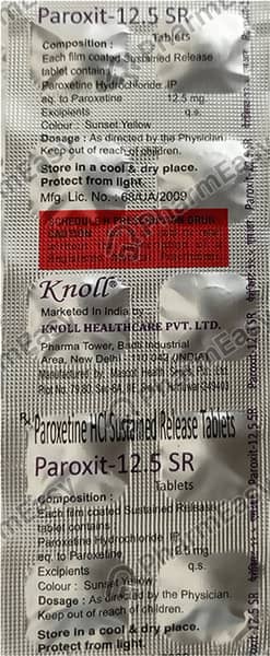 Paroxit Sr 12.5Mg Strip Of 10 Tablets