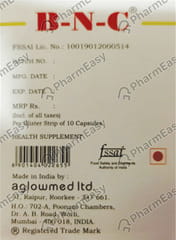 NEW BNC STRIP OF 10 CAPSULES
