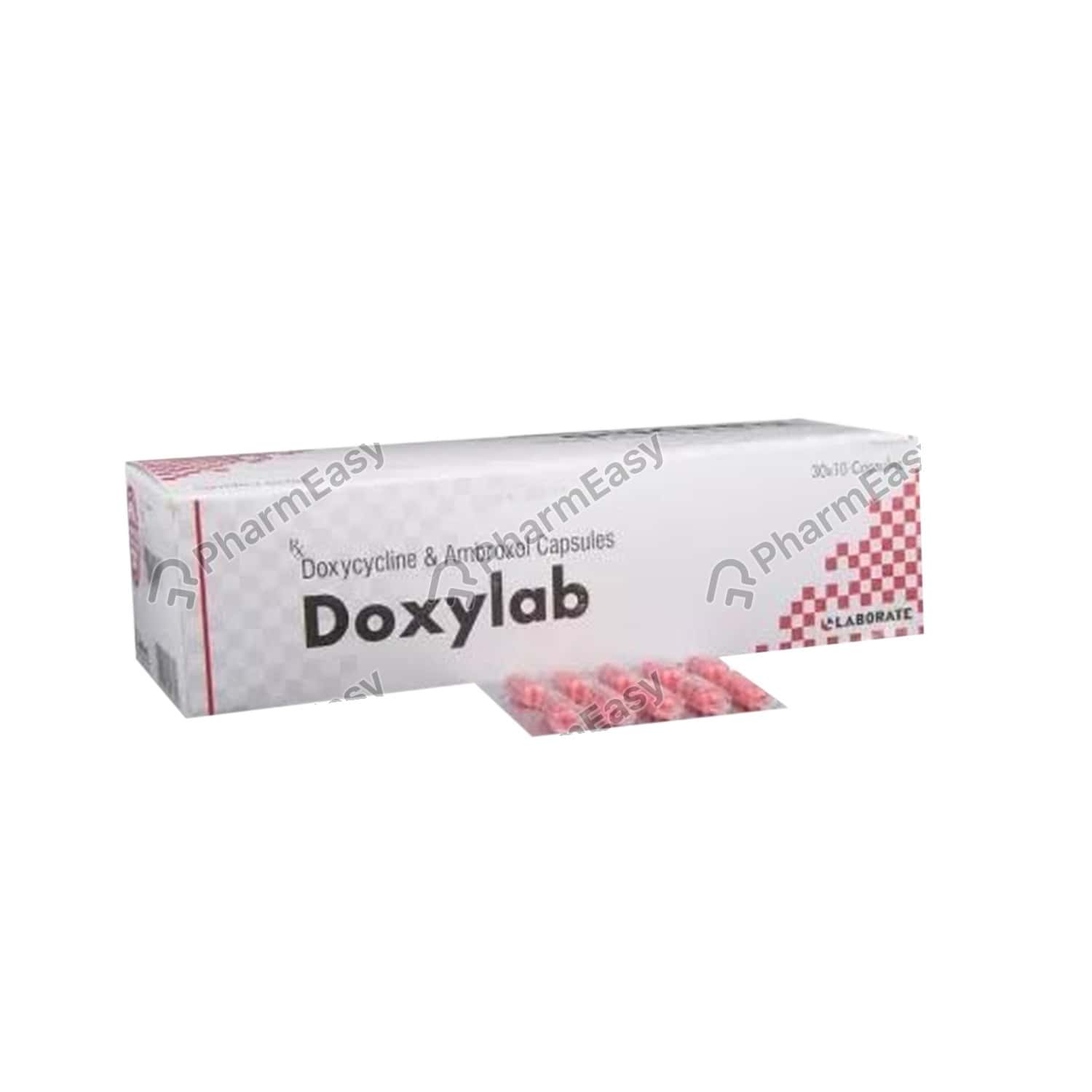 Doxylab Strip Of 10 Capsules Uses, Side Effects, Dosage, Composition