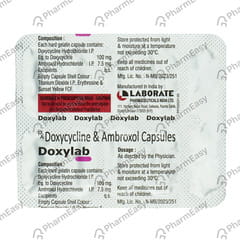 DOXYLAB STRIP OF 10 CAPSULES