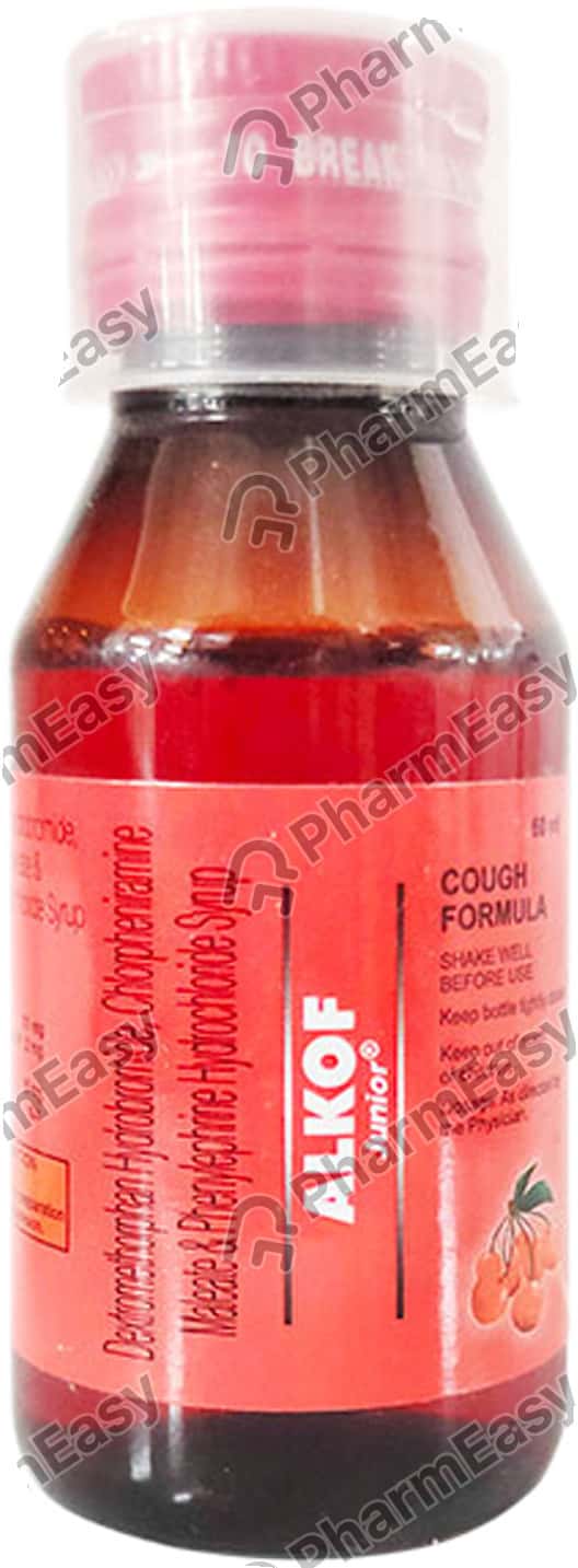 Alkof Junior Bottle Of 60ml Cough Syrup Uses, Side Effects, Price
