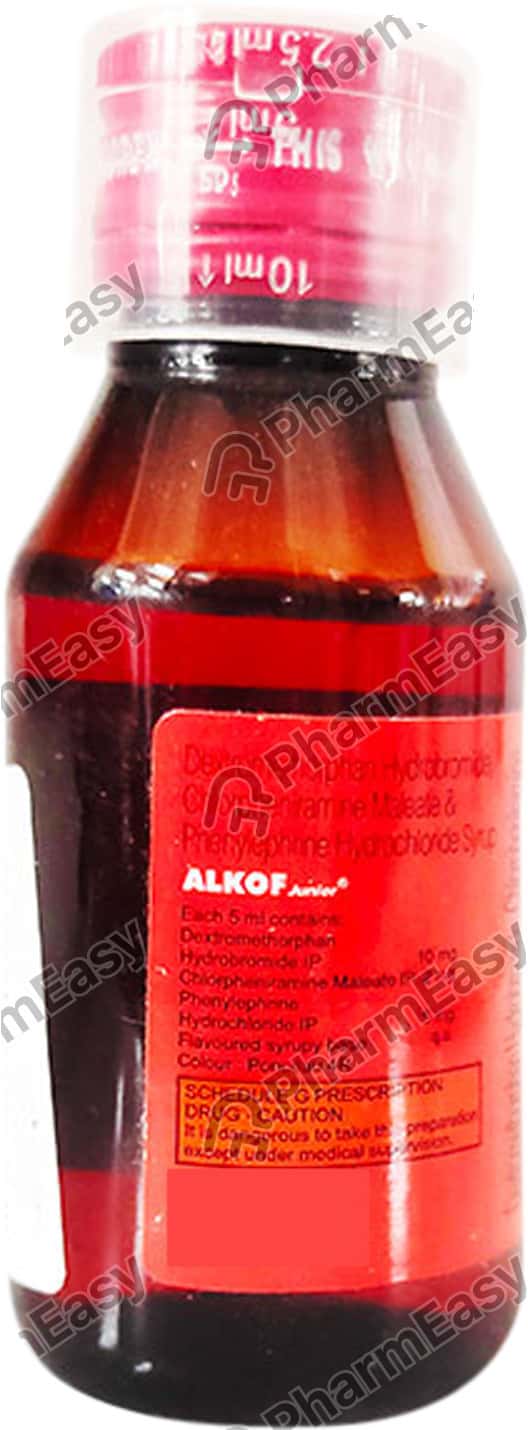 Alkof Junior Bottle Of 60ml Cough Syrup Uses, Side Effects, Price