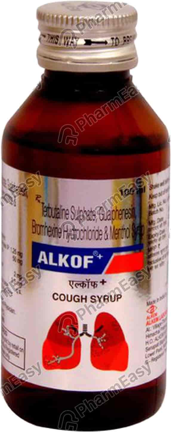 Alkof Plus Bottle Of 100ml Cough Syrup