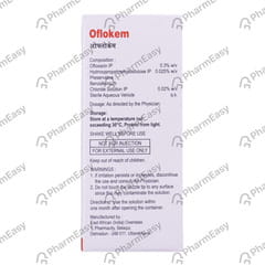 OFLOKEM BOTTLE OF 10ML EYE/EAR DROPS