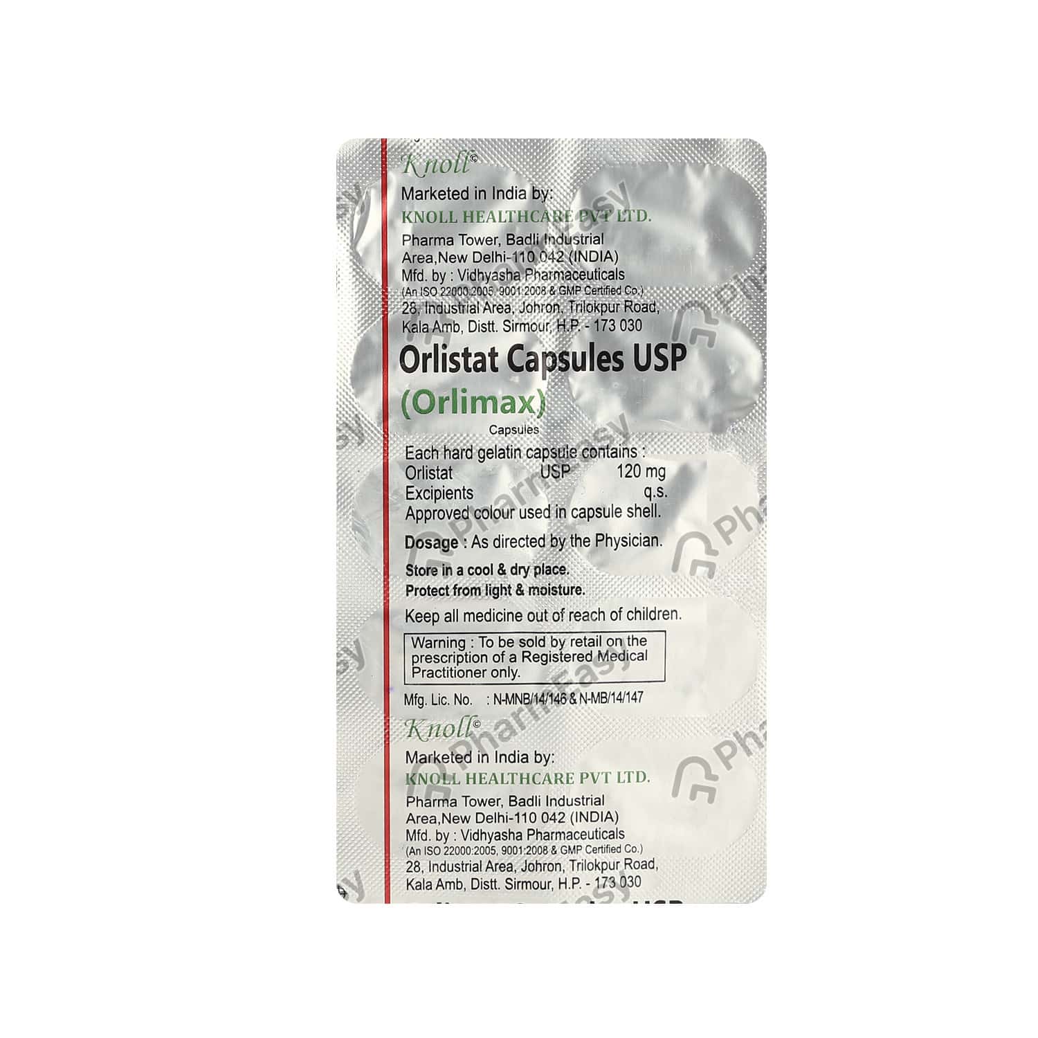 orlistat 120 mg tablet price in india