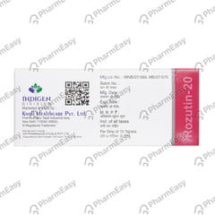 Rozutin 20mg Strip Of 10 Tablets