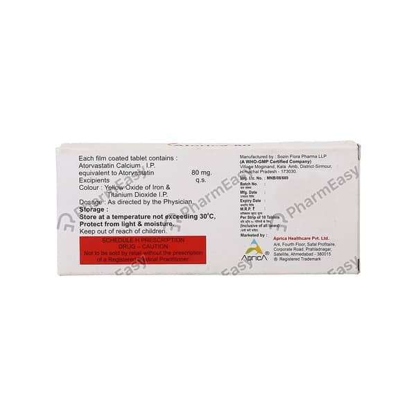Atorica 80Mg Tablet