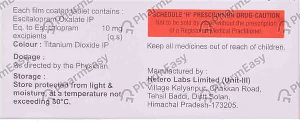 Citalin 10Mg Strip Of 10 Tabletss
