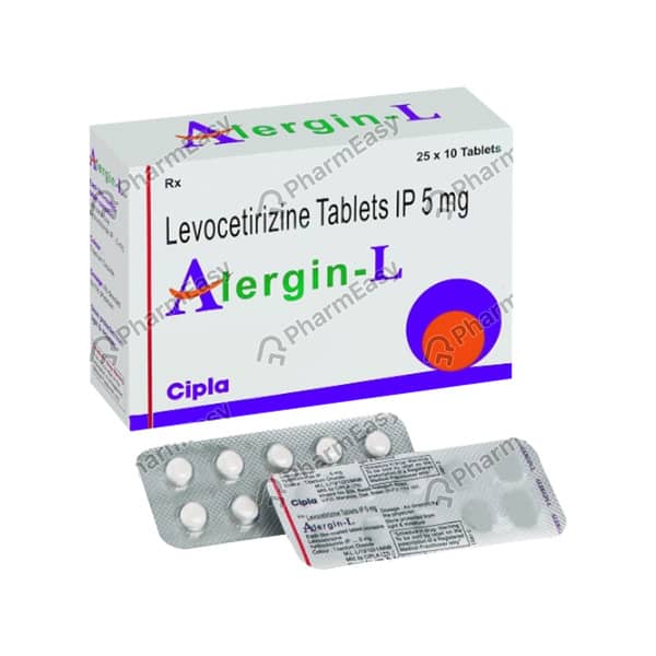 Alergin L 5mg Strip Of 10 Tablets