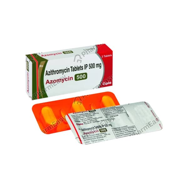 Azomycin 500mg Strip Of 3 Tablets