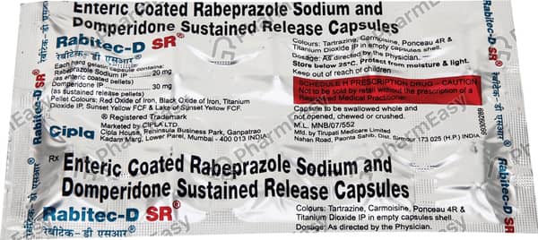 Rabitec Dsr Strip Of 10 Capsules