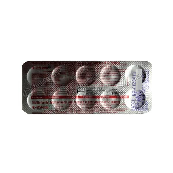 B 29 Daily Strip Of 10 Tablets