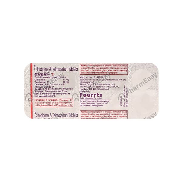 Cilpin T Strip Of 10 Tablets
