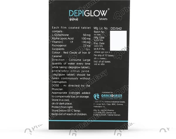 Depiglow Strip Of 10 Tablets