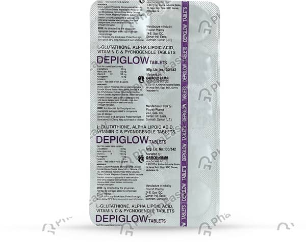 Depiglow Strip Of 10 Tablets
