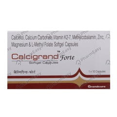 CALCIGRAND FORTE STRIP OF 10 SOFTGEL CAPSULES