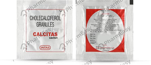 Calcitas Sachet Of 1gm Granules