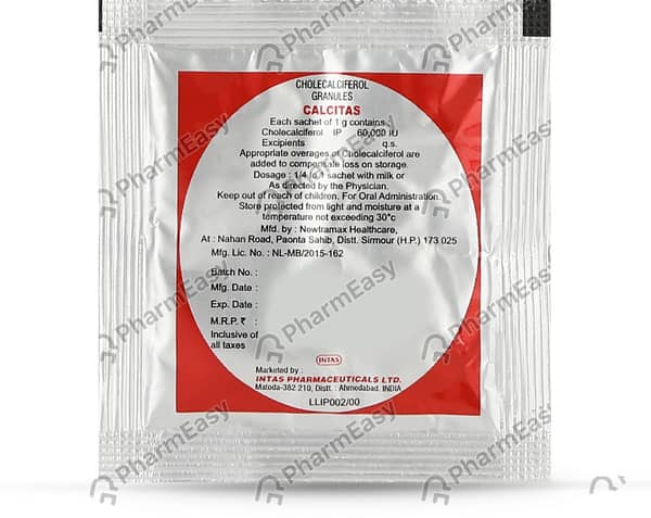 Calcitas Sachet Of 1gm Granules