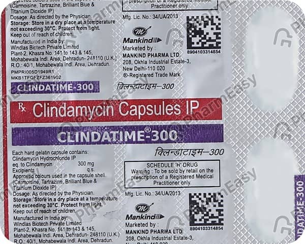 Clindatime 300mg Capsule