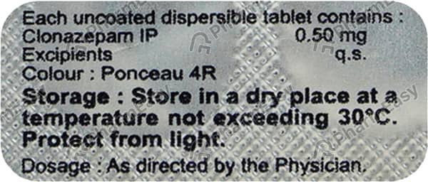 Clonafit 0.5 MD Tablet