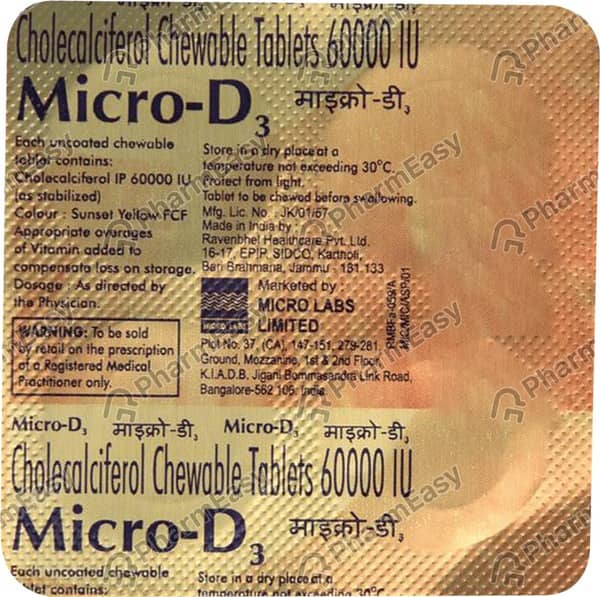 Microferol D3 60000iu Tablet