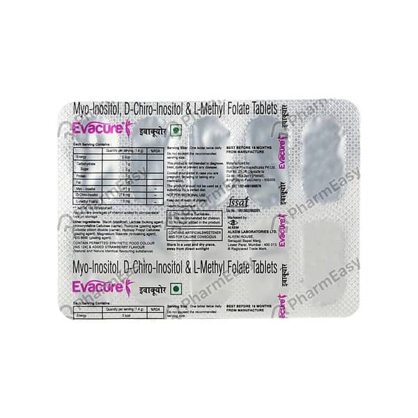 Evacure Strip Of 10 Tablets