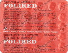 FOLIRED STRIP OF 30 TABLETS