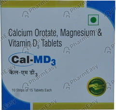 CAL MD3 STRIP OF 15 TABLETS