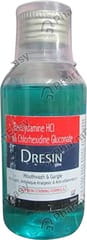 DRESIN BOTTLE OF 100ML MOUTHWASH AND GARGLE