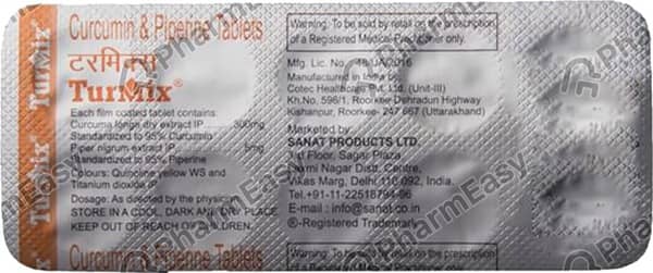 Turmix Strip Of 10 Tablets