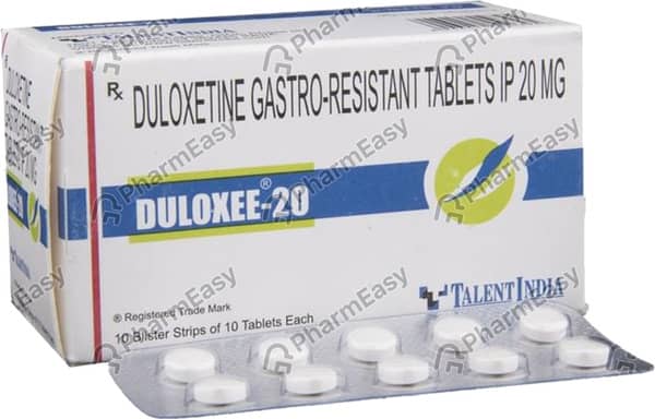 Duloxee 20mg Strip Of 10 Tablets