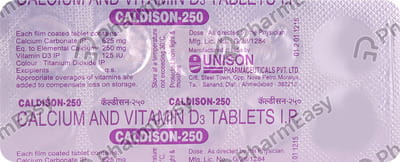 Caldison 250mg Strip Of 10 Tablets
