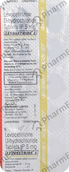 Levosetride 5mg Tablet