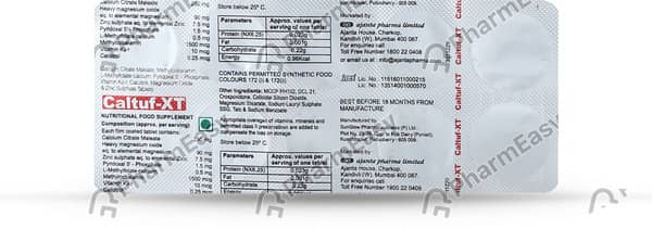 Caltuf Xt Strip Of 10 Tablets