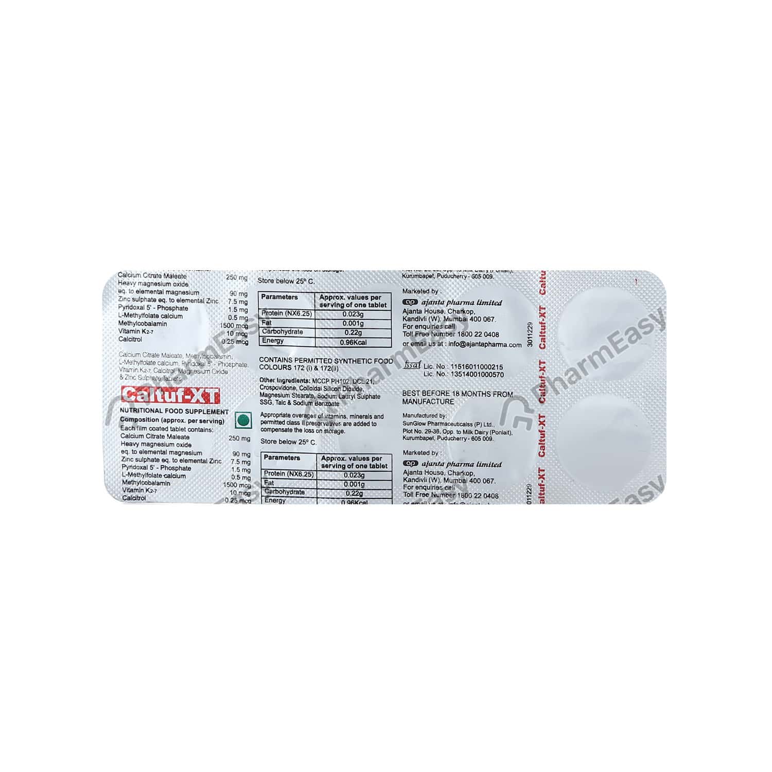 Buy Caltuf Xt Tablet 10 S Online At Flat 18 OFF PharmEasy