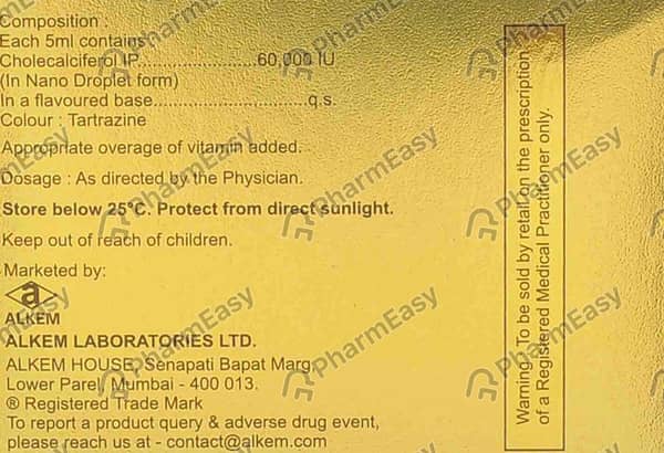 Uprise D3 60k Bottle Of 5ml Syrup