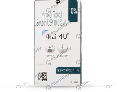 New Hair 4u 10% Bottle Of 60ml Spray/Solution