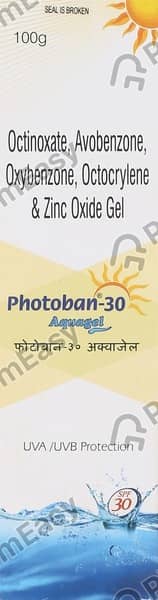 Photoban 30 Aquagel 100Gm