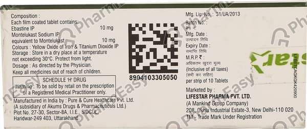 Ebamont Strip Of 10 Tablets