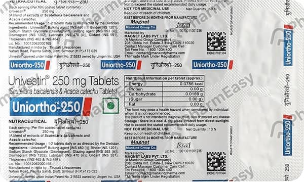 Uniortho 250mg Tablet