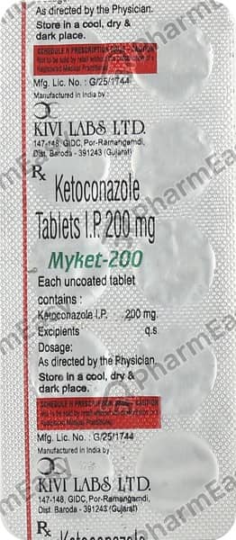 Myket 200mg Strip Of 10 Tablets