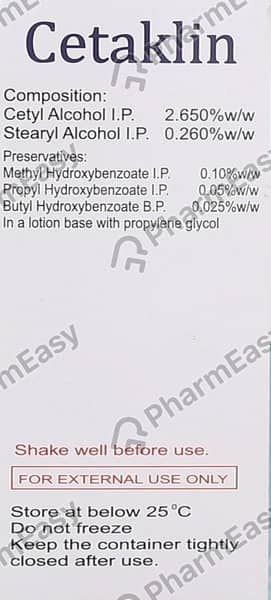 Cetaklin Bottle Of 125ml Lotion