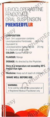 Phensedyl Lr Bottle Of 100ml Suspension