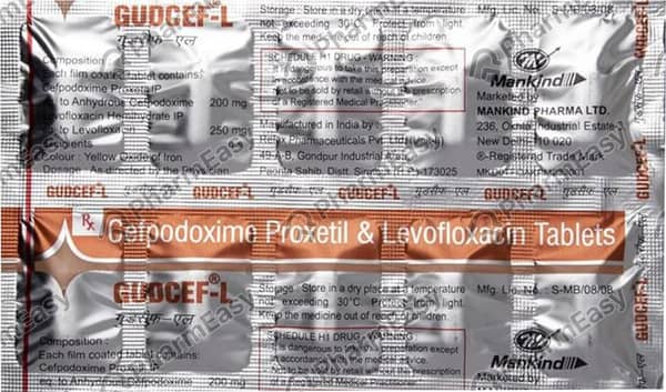 Gudcef L Strip Of 10 Tablets