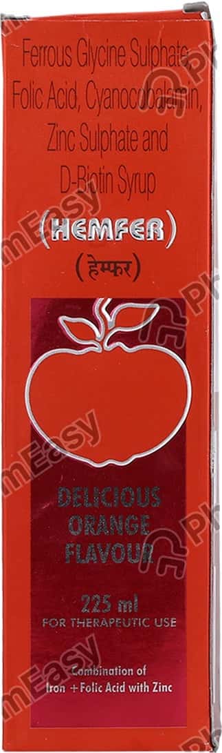 Buy Hemfer Delicious Orange Flavour Syrup 225ml Online at Flat 15% OFF ...